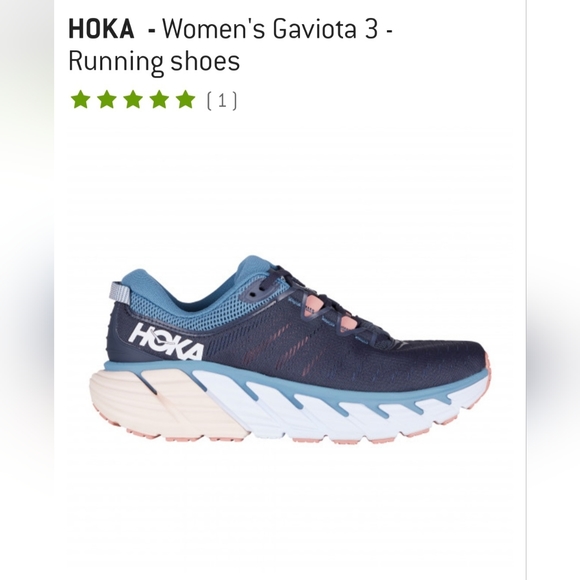 Hoka One One Shoes - HOKA Women's Gaivota 3 Running Shoes, Size 9 Wide, Navy blue and pink